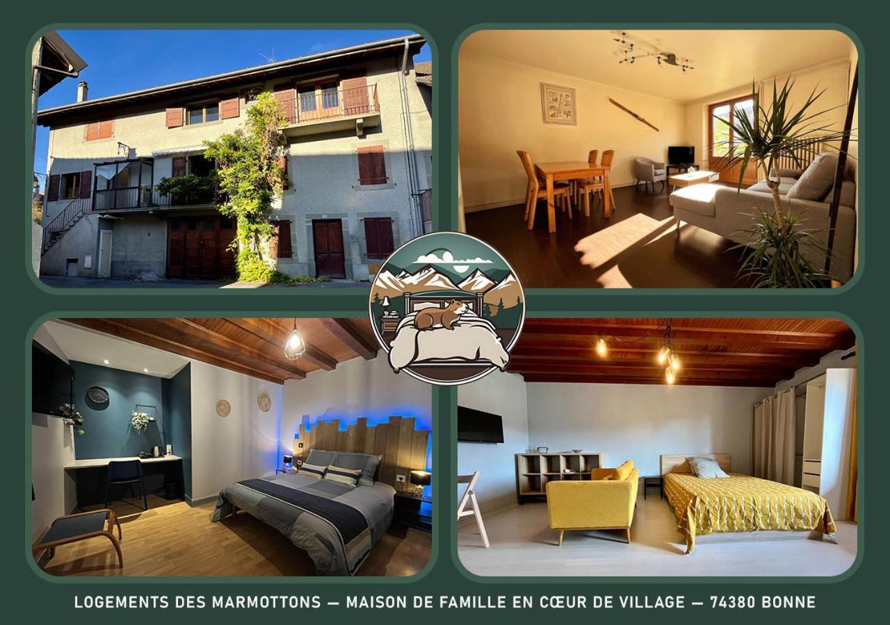 Logements Des Marmottons - Coeur De Village A Bonne ภายนอก รูปภาพ
